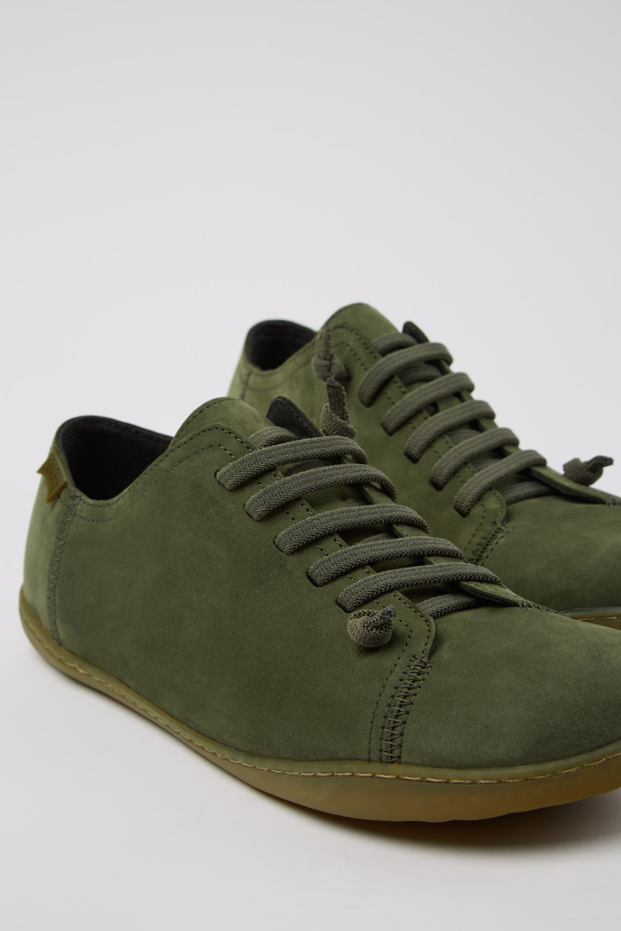 Neu Eingetroffen Camper Peu - Grüner Herrenschuh aus Nubukleder.