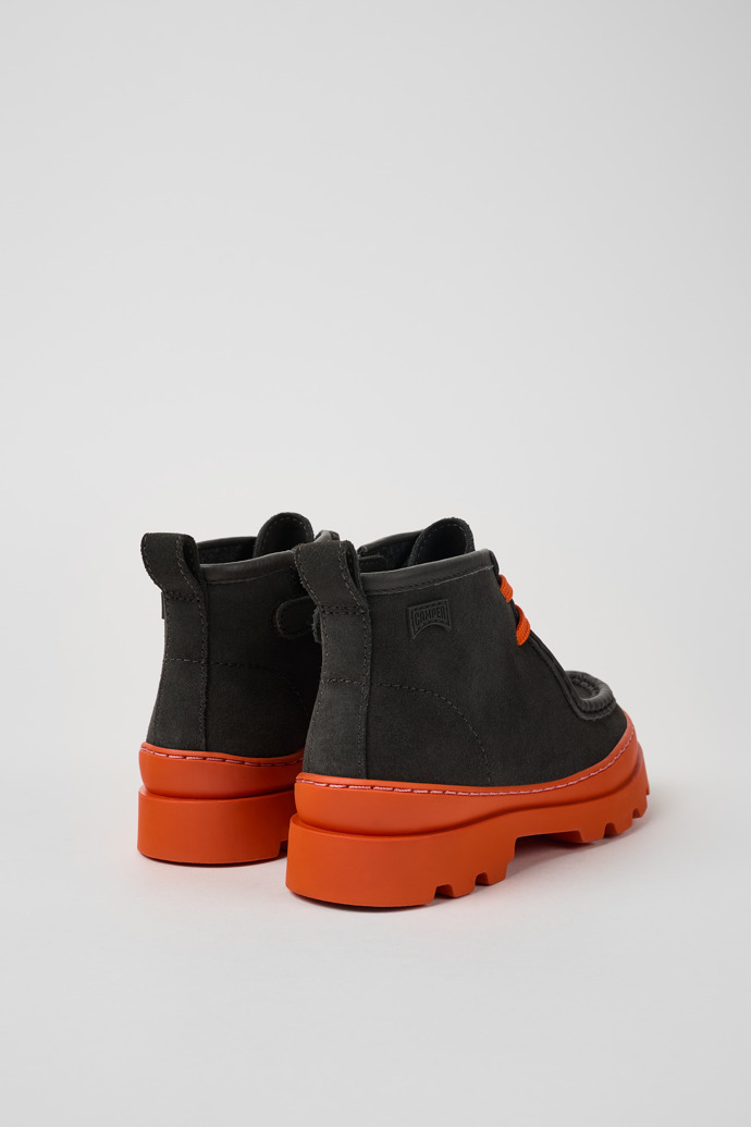 Neu Eingetroffen Camper Brutus - Graue Stiefeletten aus Leder und Nubukleder für Kinder