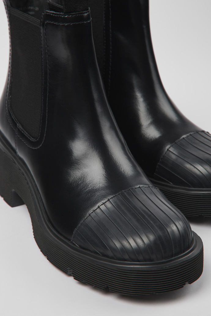 Neu Eingetroffen Camper Milah - Schwarzer Chelseastiefel für Damen aus Leder