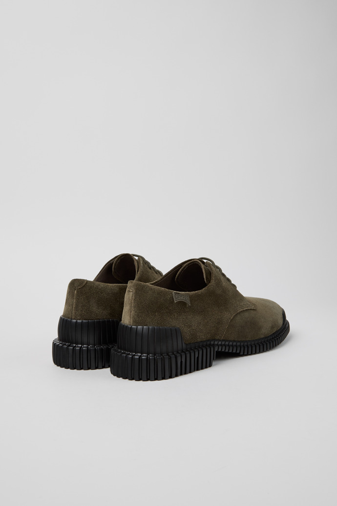 Neu Eingetroffen Camper Pix - Grüner Herrenschuh aus Veloursleder.