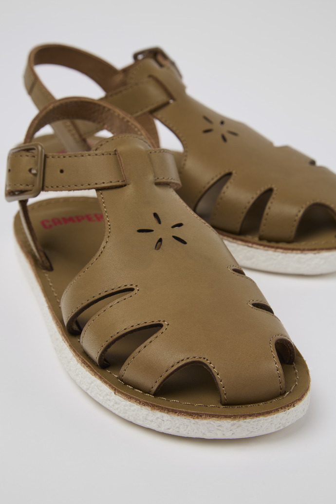 Neu Eingetroffen Camper Miko - Braune Ledersandalen
