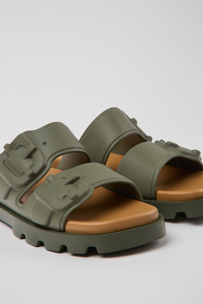 Neu Eingetroffen Camper Brutus Sandal - Grüne EVA-Sandalen für Damen.