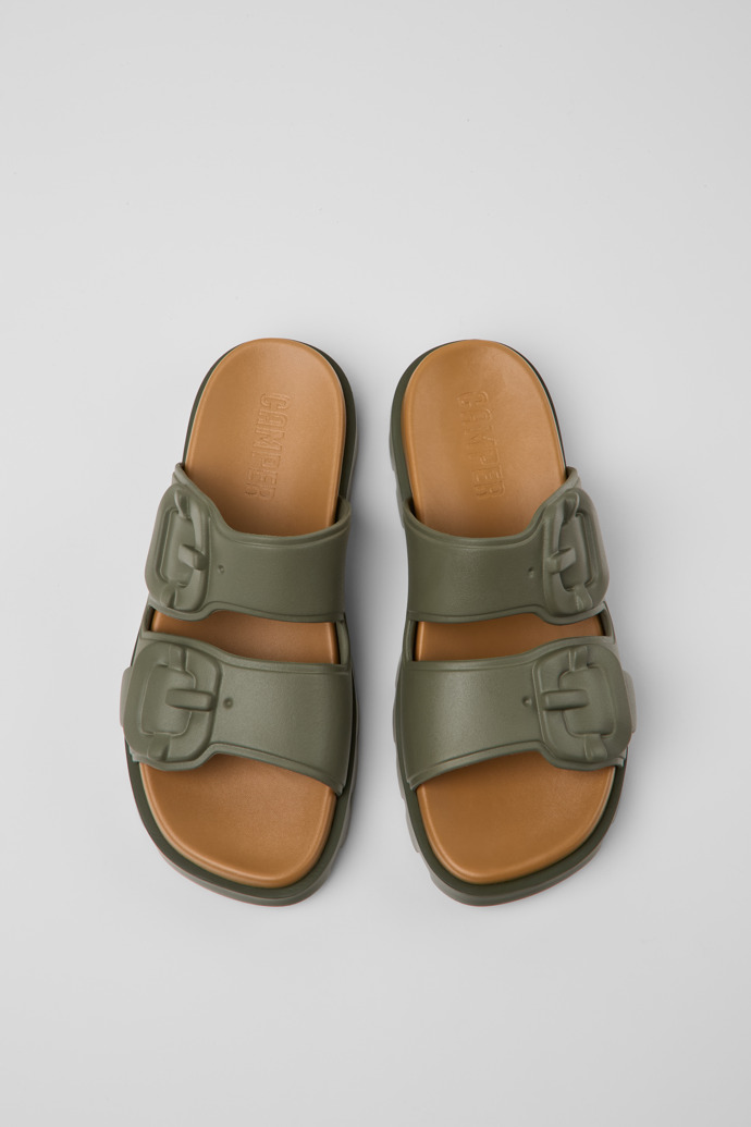 Neu Eingetroffen Camper Brutus Sandal - Grüne EVA-Sandalen für Damen.