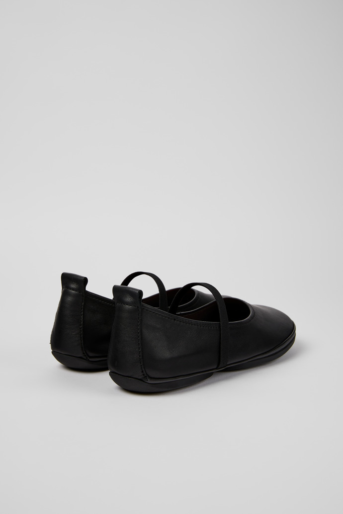 Neu Eingetroffen Camper Right Nina - Schwarzer Damenschuh aus Leder.