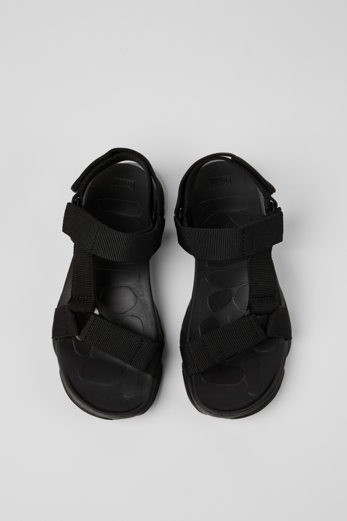 Neu Eingetroffen Camper Karst Sandal - Schwarzer Damensandalette aus recyceltem PET.