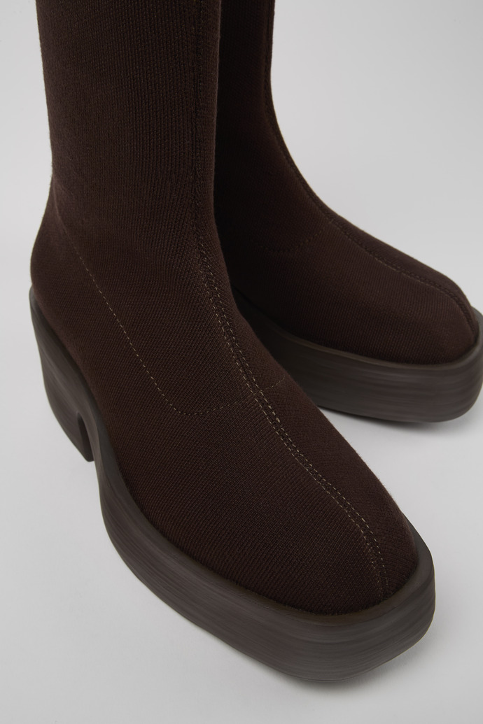 Neu Eingetroffen Camper Billie TENCEL® - Brauner Damenstiefel aus Textil