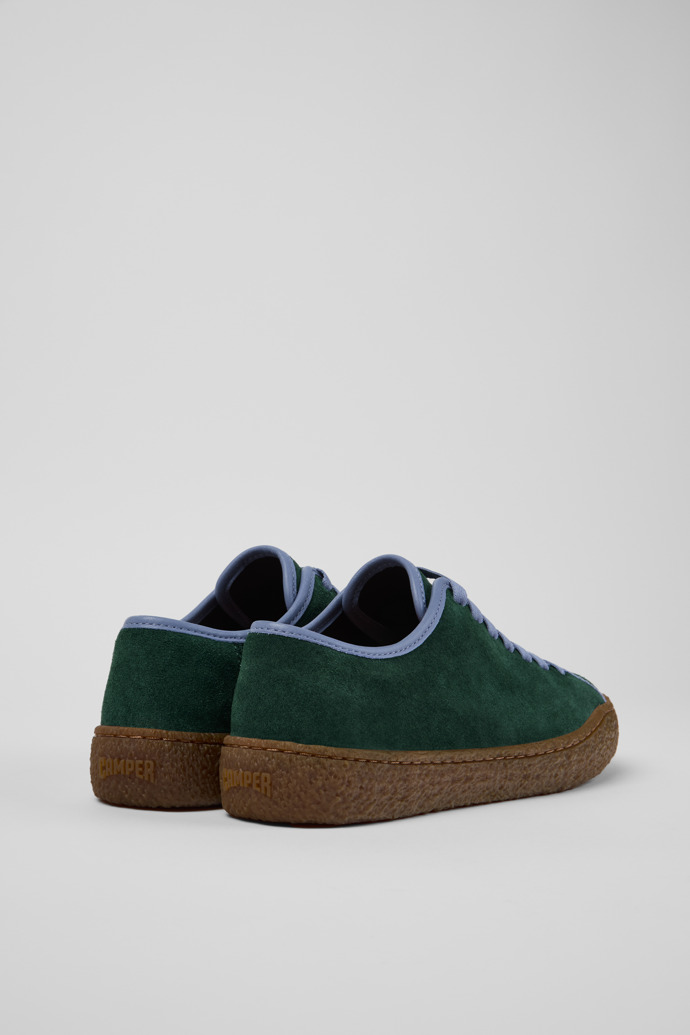 Neu Eingetroffen Camper Peu Terreno - Grüne Damenschuhe aus Nubukleder und Leder.