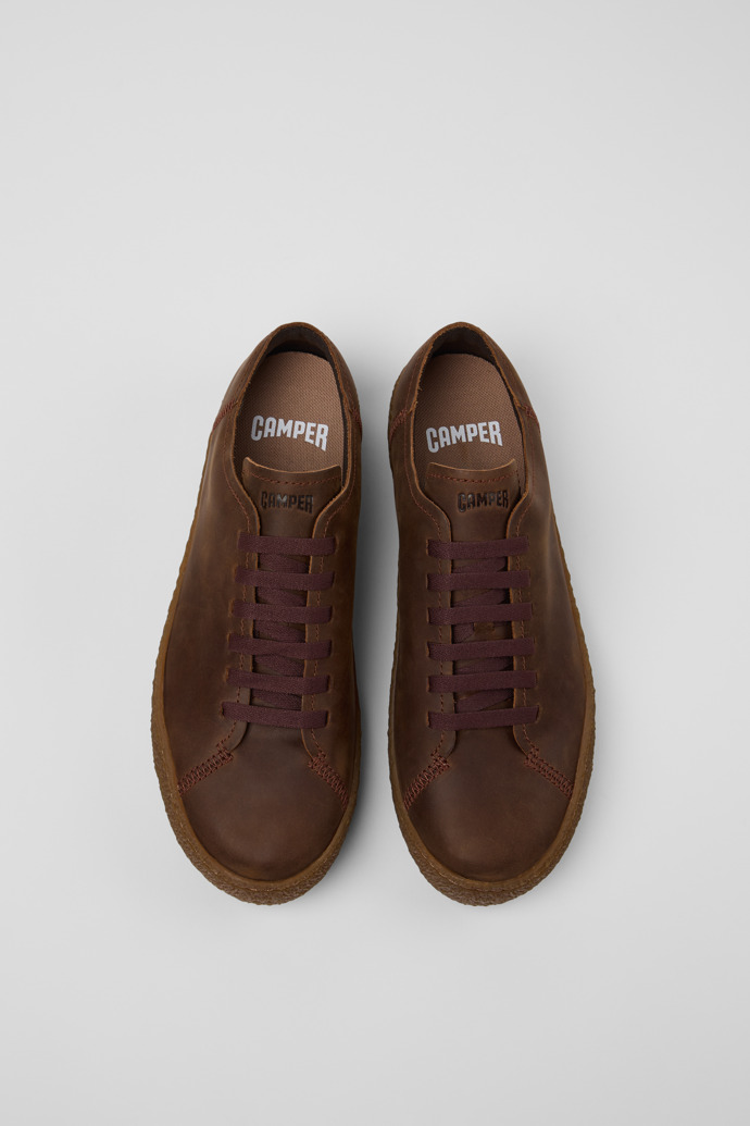 Neu Eingetroffen Camper Peu Terreno - Brauner Herrenschuh aus Nubukleder.