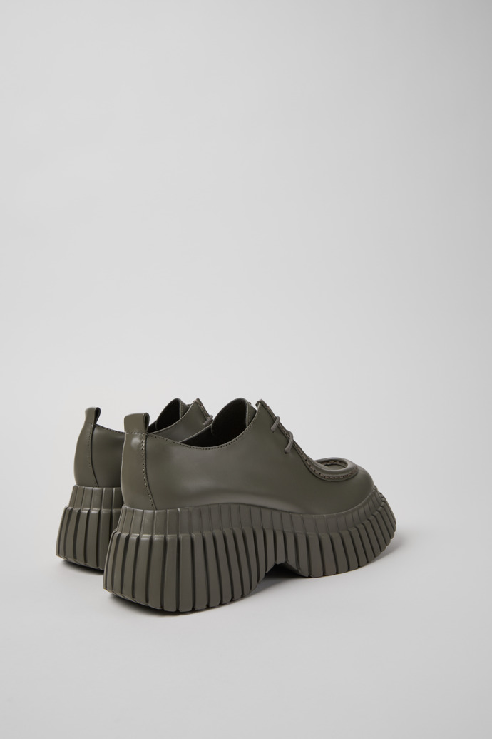 Neu Eingetroffen Camper Pix BCN - Grauer Damenschuh aus Leder.