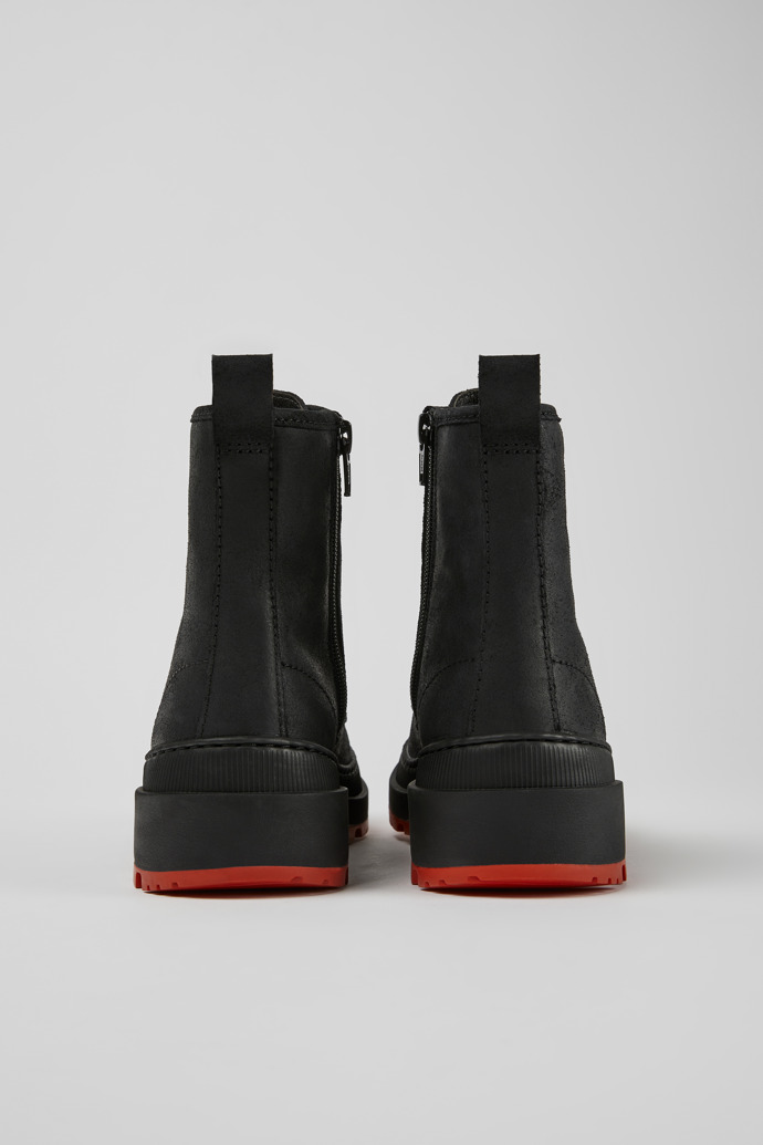 Neu Eingetroffen Camper Brutus Trek MICHELIN - Schwarze Damenstiefelette aus Nubukleder