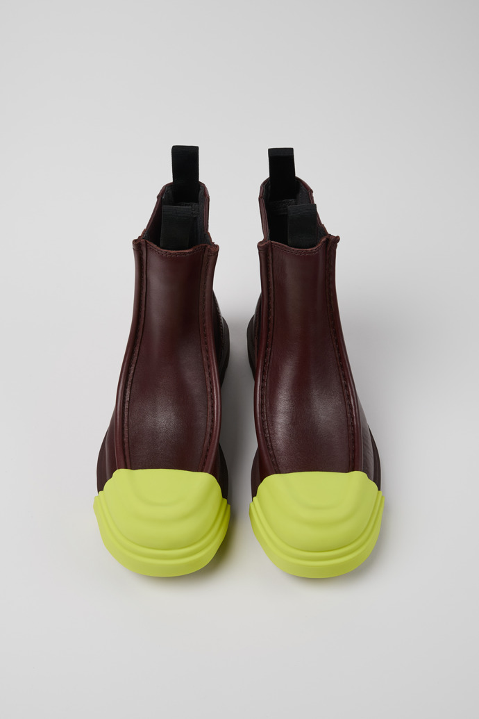 Neu Eingetroffen Camper Junction - Weinroter Chelseastiefel für Damen aus Leder
