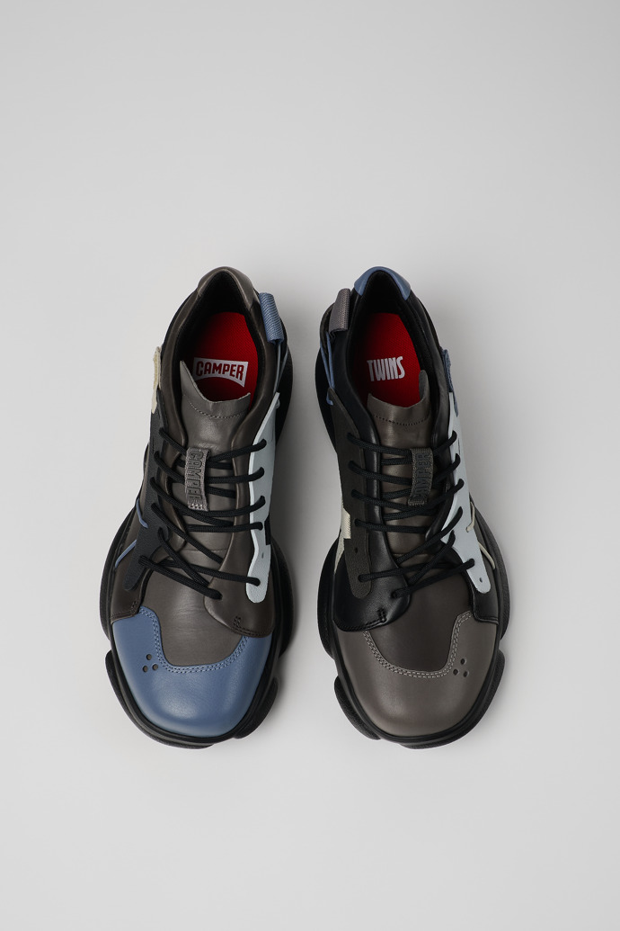 Neu Eingetroffen Camper Twins - Mehrfarbiger Herrensneaker aus Leder und Textil