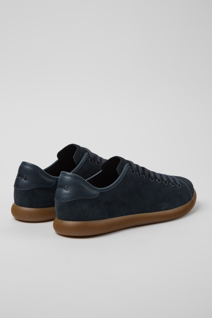 Neu Eingetroffen Camper Pelotas Soller - Blauer Herrensneaker aus Nubukleder und Leder.