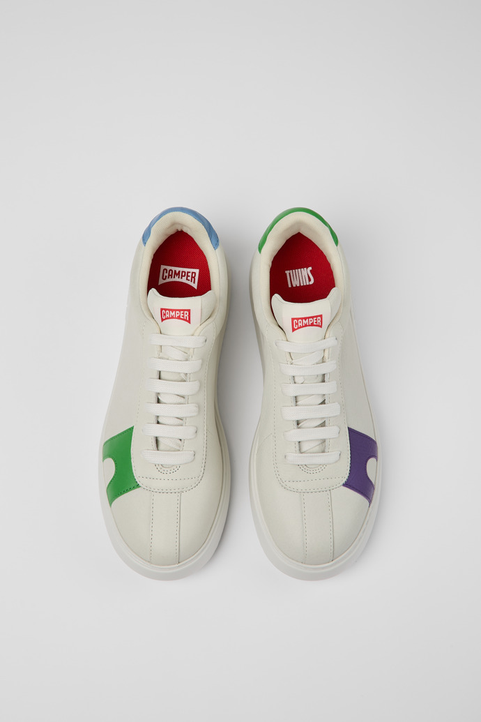 Neu Eingetroffen Camper Twins - Weißer Herrensneaker aus Leder