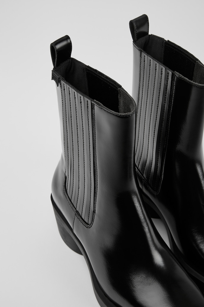 Neu Eingetroffen Camper Bonnie - Schwarzer Damenstiefel aus Leder