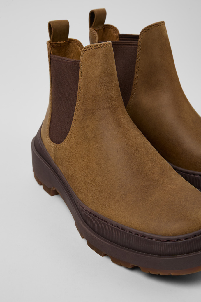 Neu Eingetroffen Camper Brutus Trek MICHELIN - Braune Damenstiefelette aus Nubukleder