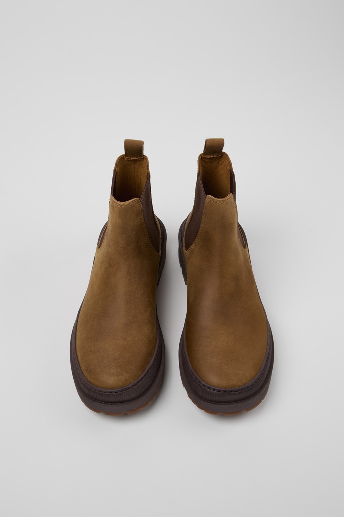 Neu Eingetroffen Camper Brutus Trek MICHELIN - Braune Damenstiefelette aus Nubukleder