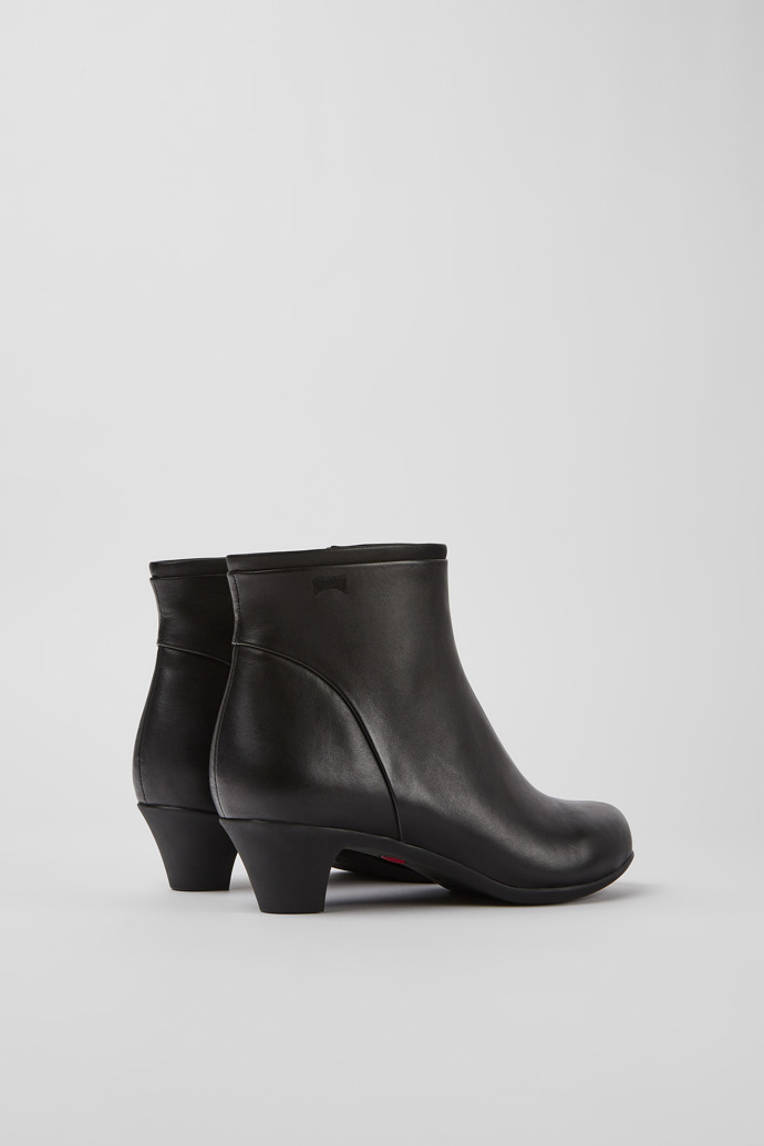 Neu Eingetroffen Camper Helena - Schwarze Lederstiefelette für Damen.