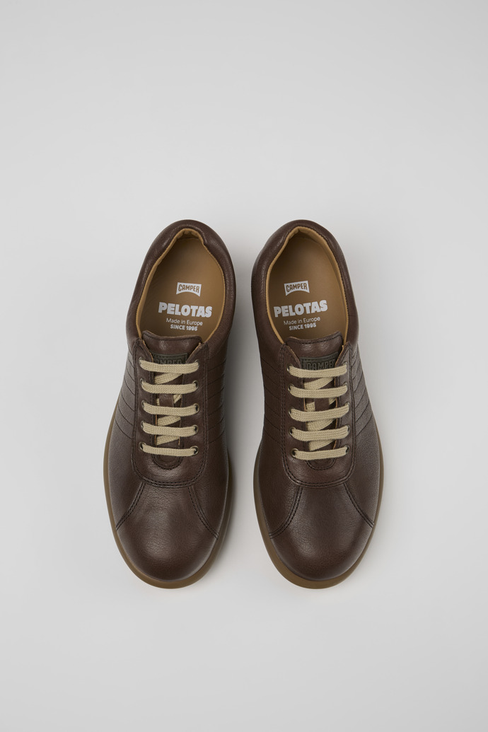 Neu Eingetroffen Camper Pelotas - Brauner Lederschuh für Damen.