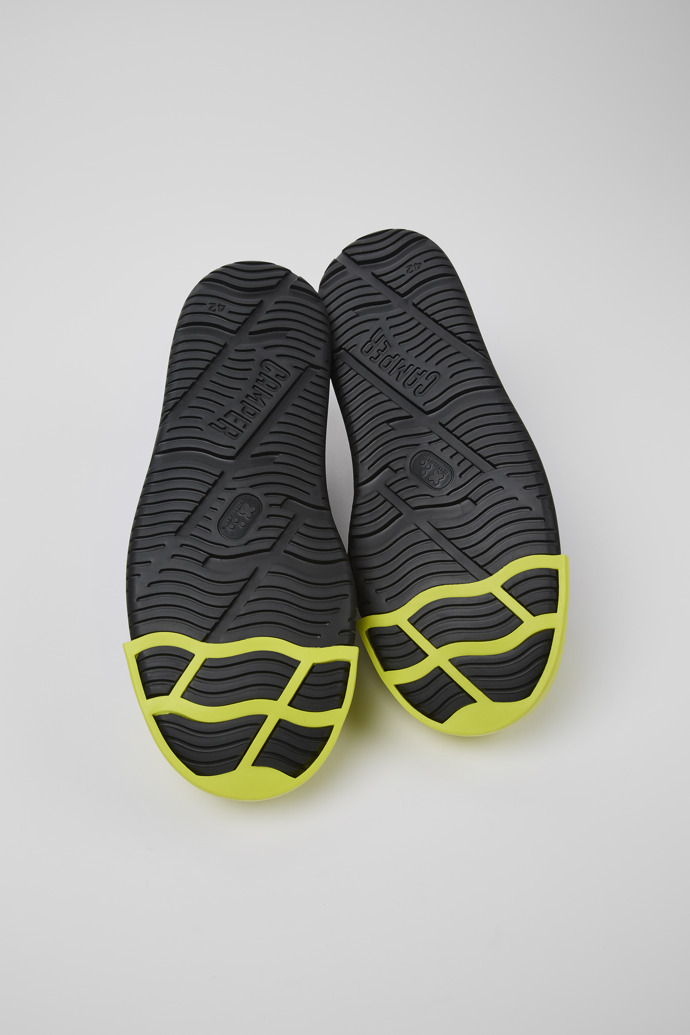 Neu Eingetroffen Camper Junction Runner - Schwarzer Ledersneaker