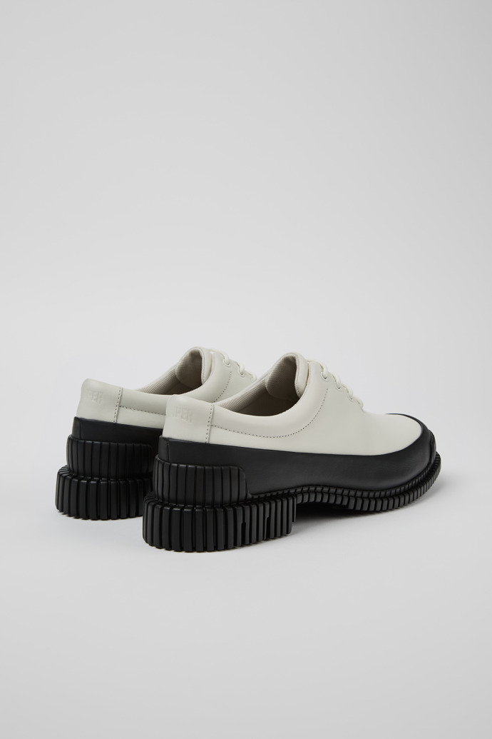 Neu Eingetroffen Camper Pix - Damenschnürschuh aus Leder in Weiß und Schwarz