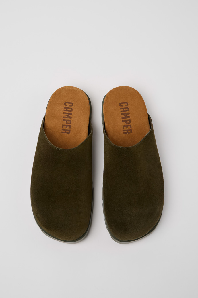 Neu Eingetroffen Camper Brutus Sandal - Grüne Nubukleder Sandalen für Herren.