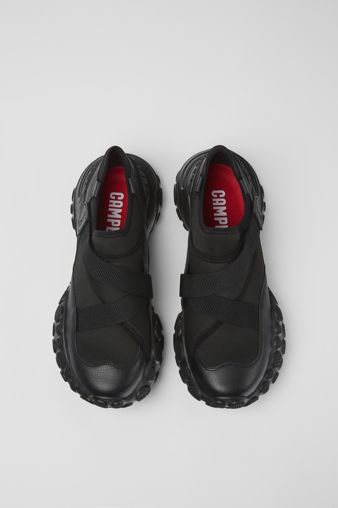 Neu Eingetroffen Camper Pelotas Mars - Schwarzer Herrensneaker aus Textil/Leder