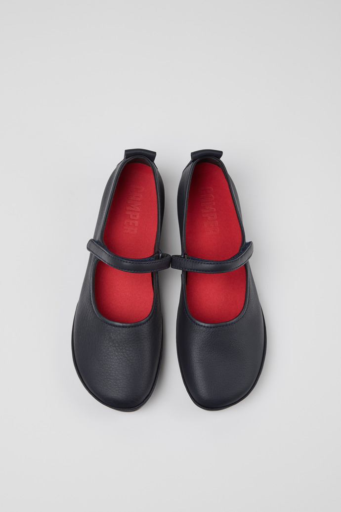 Neu Eingetroffen Camper Right - Blaue Leder-Damenschuhe.