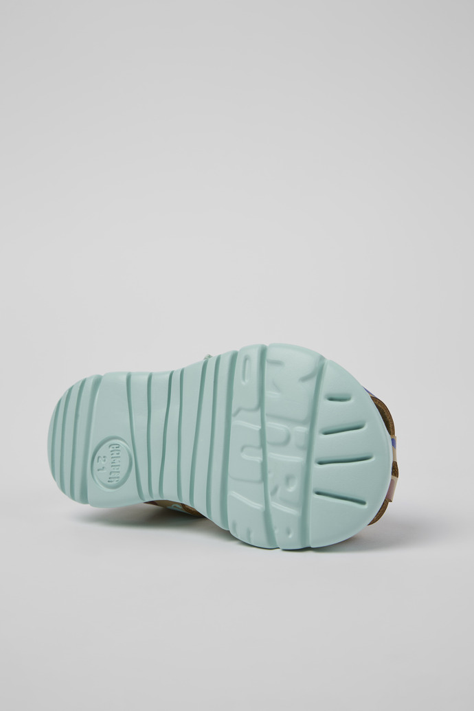 Neu Eingetroffen Camper Oruga - Mehrfarbige Sandalen aus Leder/Textil