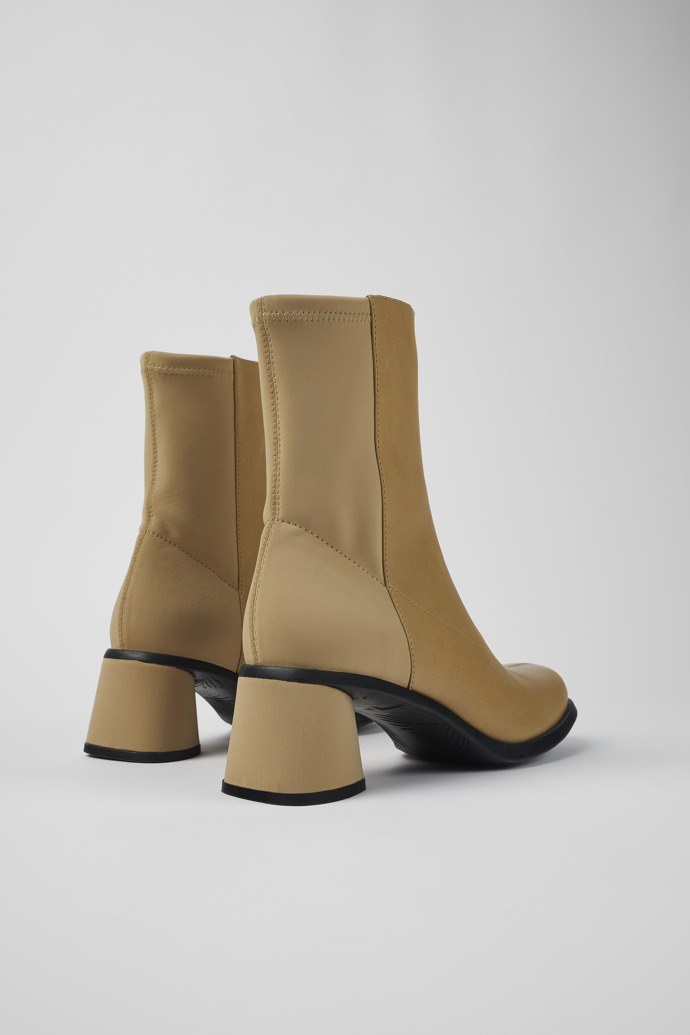 Neu Eingetroffen Camper Kiara - Beiger Damenstiefel aus Leder und Recycling-PET