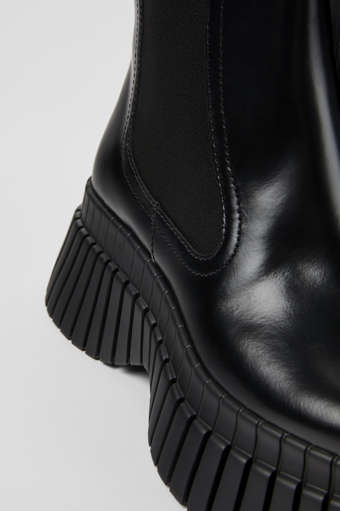 Neu Eingetroffen Camper BCN - Schwarzer Chelseastiefel für Damen aus Leder