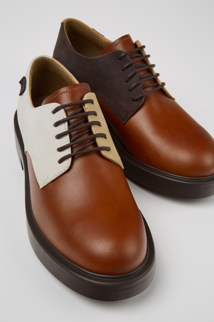 Neu Eingetroffen Camper Twins - Mehrfarbige Damenschuhe aus Leder und Nubukleder.