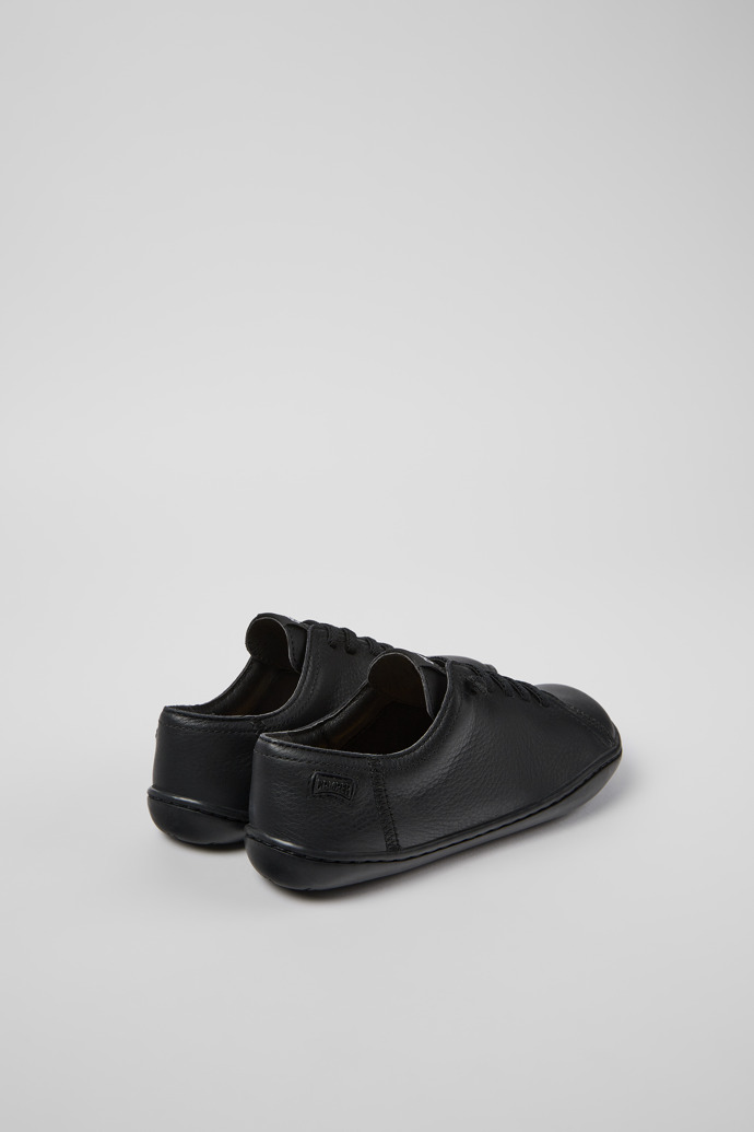 Neu Eingetroffen Camper Peu - Schwarzer Kinderschuh aus Leder.