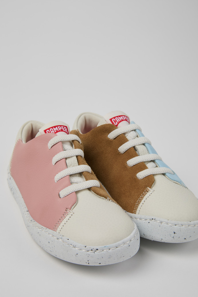 Neu Eingetroffen Camper Twins - Mehrfarbige Kindersneaker aus Leder und Nubukleder