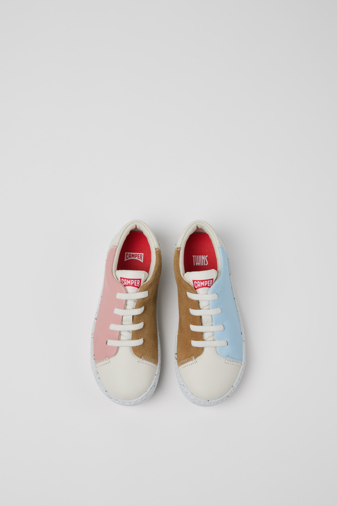 Neu Eingetroffen Camper Twins - Mehrfarbige Kindersneaker aus Leder und Nubukleder