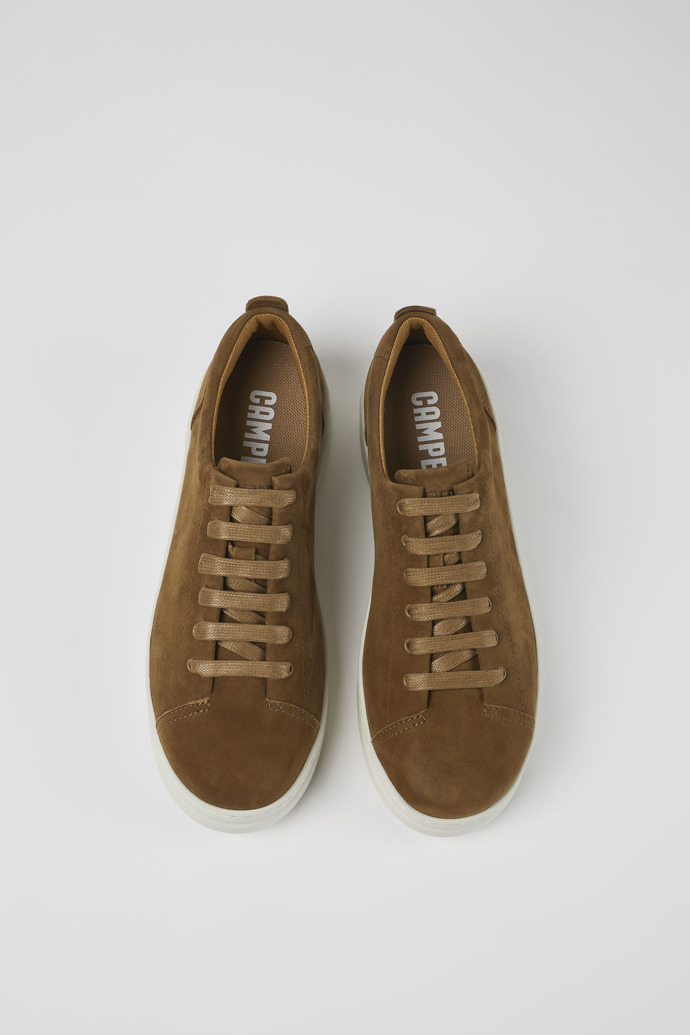 Neu Eingetroffen Camper Runner Up - Brauner Damensneaker aus Nubukleder