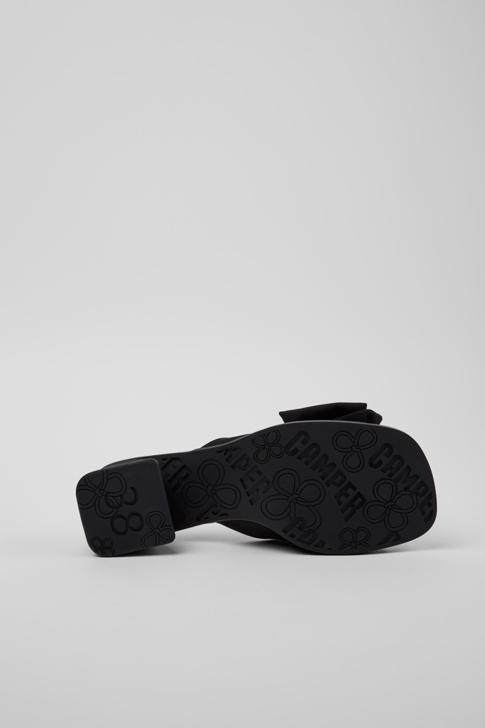 Neu Eingetroffen Camper Twins - Schwarze Sandale aus recyceltem PET für Damen.