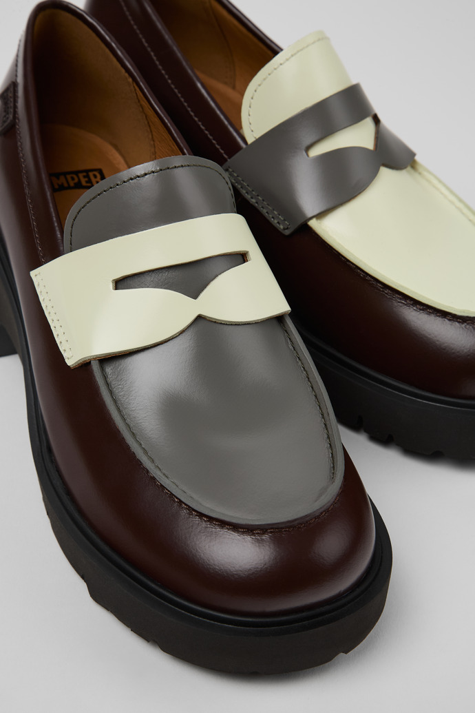 Neu Eingetroffen Camper Twins - Mehrfarbiger Damenloafer aus Leder