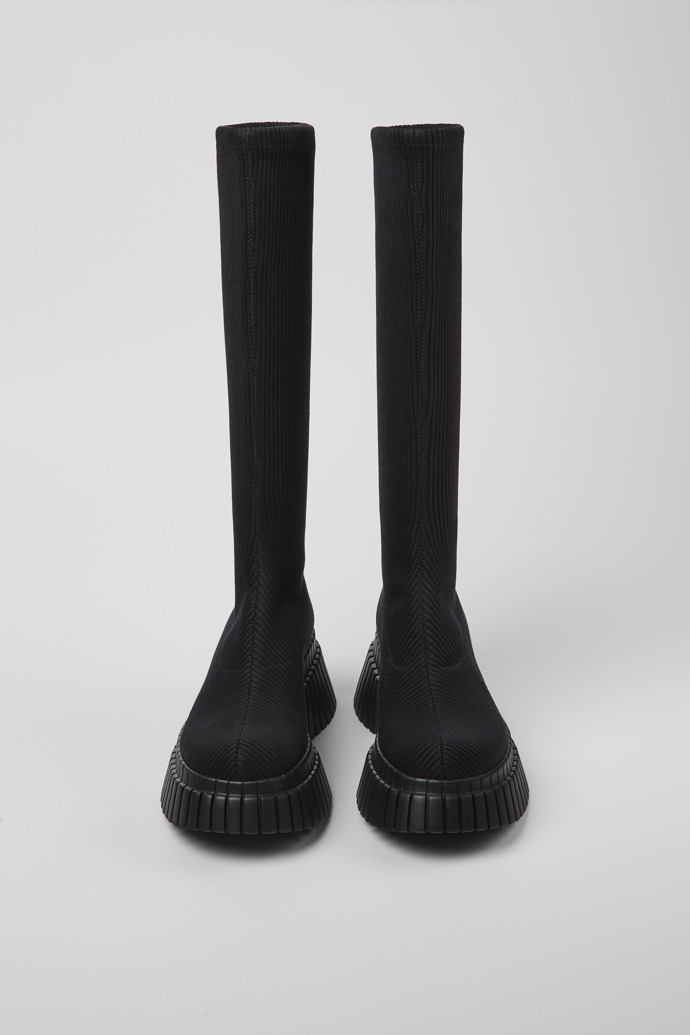 Neu Eingetroffen Camper BCN TENCEL® - Schwarzer Damenstiefel aus Textil