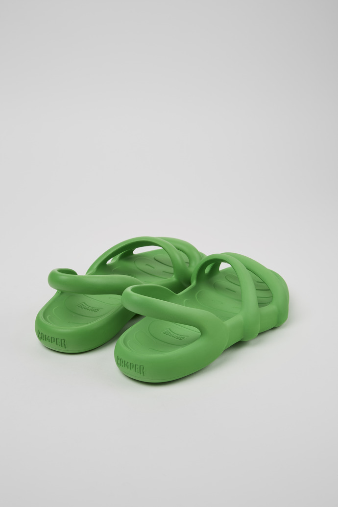Neu Eingetroffen Camper Kobarah Flat - Grüne Unisex-Sandale