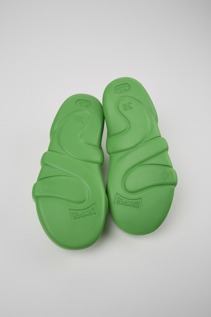 Neu Eingetroffen Camper Kobarah Flat - Grüne Unisex-Sandale