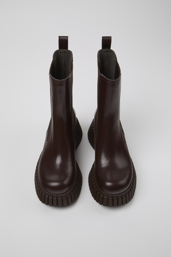 Neu Eingetroffen Camper BCN - Brauner Chelseastiefel für Damen aus Leder
