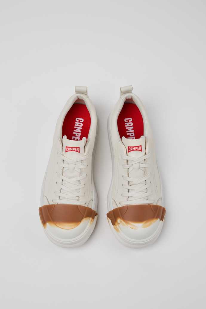 Neu Eingetroffen Camper Junction Runner - Weißer Damessneaker aus Leder.