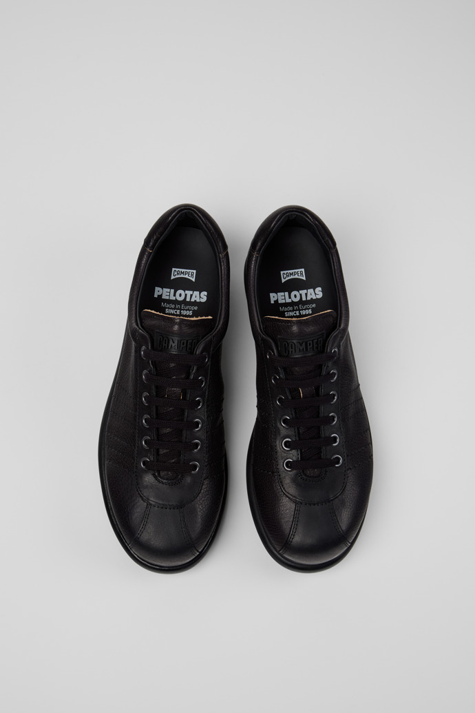 Neu Eingetroffen Camper Pelotas - Schwarzer Herrenschuh aus Leder.