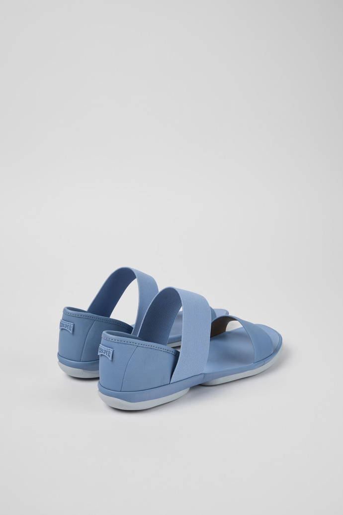 Neu Eingetroffen Camper Right - Blaue Ledersandalen für Damen