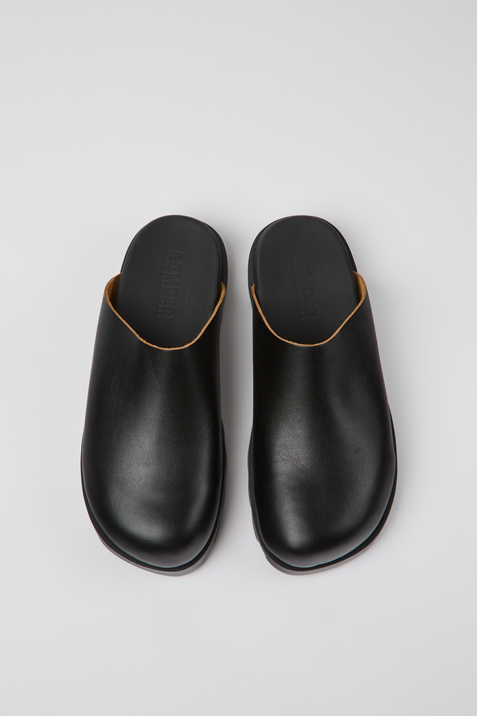 Neu Eingetroffen Camper Brutus Sandal - Schwarze Ledersandale für Damen.
