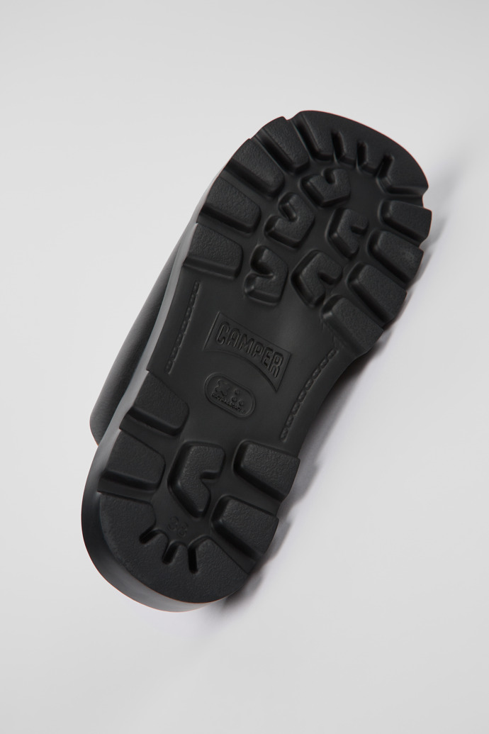 Neu Eingetroffen Camper Brutus Sandal - Schwarze Ledersandale für Damen.