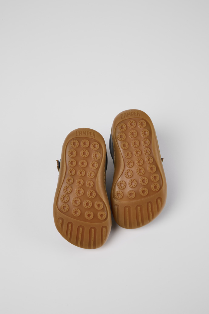 Neu Eingetroffen Camper Peu - Blauer Kinderschuh aus Leder.