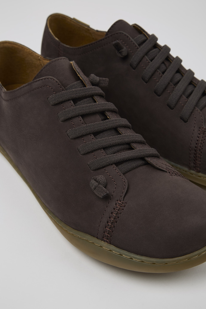 Neu Eingetroffen Camper Peu - Brauner Herrenschuh aus Nubukleder und Leder.