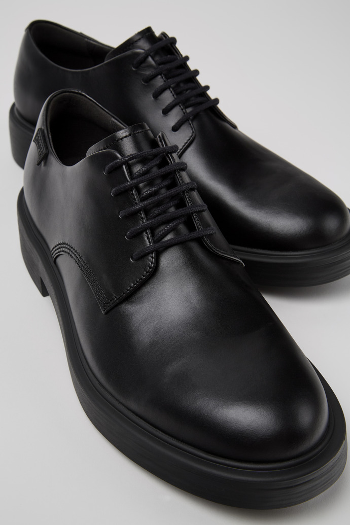 Neu Eingetroffen Camper Dean - Schwarzer Herrenschuh aus Leder.